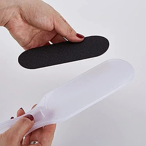 سوهان پا از بین برنده پینه دسته پلاستیکی - سفید سوهان پا از بین برنده پینه دسته پلاستیکی - سفید