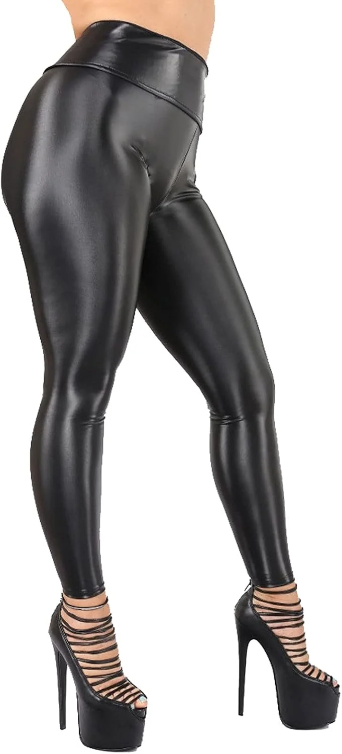 شلوار زنانه HFKRNS، شلوار کشی زنانه، شلوار ورزشی سایز بزرگ، شلوار چرمی زنانه (رنگ: مشکی، سایز: ایکس لارج اروپایی) (مشکی اروپایی) شلوار زنانه HFKRNS، شلوار کشی زنانه، شلوار ورزشی سایز بزرگ، شلوار چرمی زنانه (رنگ: مشکی، سایز: ایکس لارج اروپایی) (مشکی اروپایی)