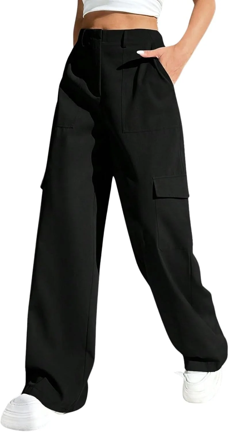 شلوار زنانه کمر بلند GRECIILOOKS، مدل کره ای، مناسب محیط های رسمی | لباس کار شیک برای اداره، دانشگاه و مراسم (بسته 2 عددی)