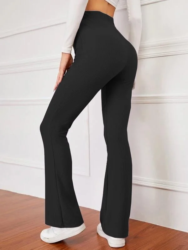 شلوار زنانه فاق بلند راسته GRECIILOOKS | شلوار کره ای (GL-TR772_Black_XL)