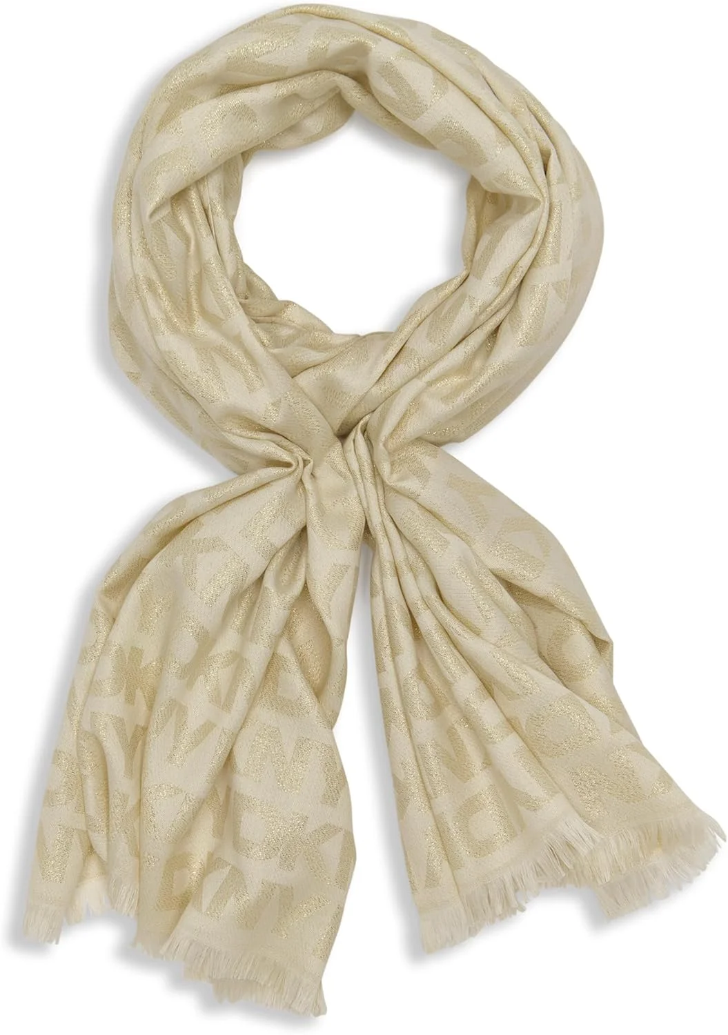 شال پشمی چهارخانه نرم زنانه DKNY