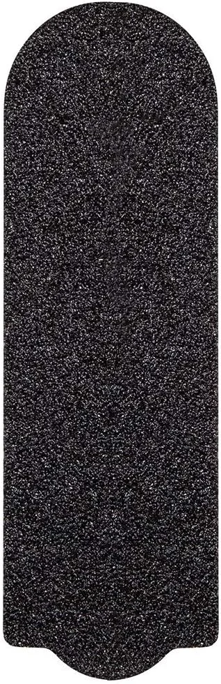 پدهای سمباده استیل حرفه ای فورپرو، گرید 80، مشکی، پدهای پدیکور EZ-Strip Peel، 1.25 اینچ عرض × 4 اینچ طول، 50 عدد