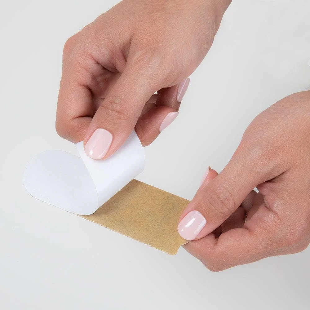 پدهای سمباده استیل حرفه ای فورپرو، گرید 80، مشکی، پدهای پدیکور EZ-Strip Peel، 1.25 اینچ عرض × 4 اینچ طول، 50 عدد