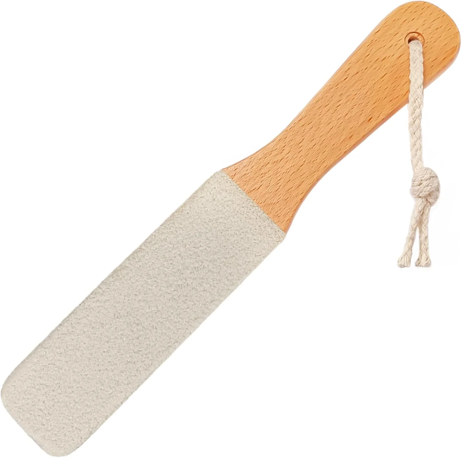 سوهان پا - سوهان پدیکور ممتاز برای پا، سوهان پاشنه پا برای پوست صاف و نرم با دسته ارگونومیک - سفید