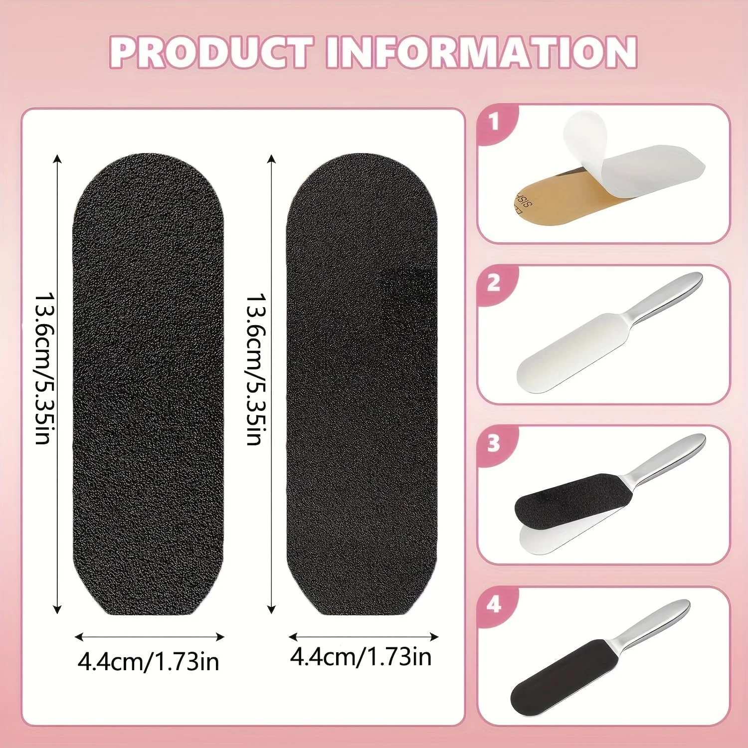 برگه های جایگزین سوهان پا: 40 عدد پد یدیکور، کاغذ سنباده زبر و نرم برای از بین بردن پوست مرده و نرم کردن پا (دانه بندی 120/180)