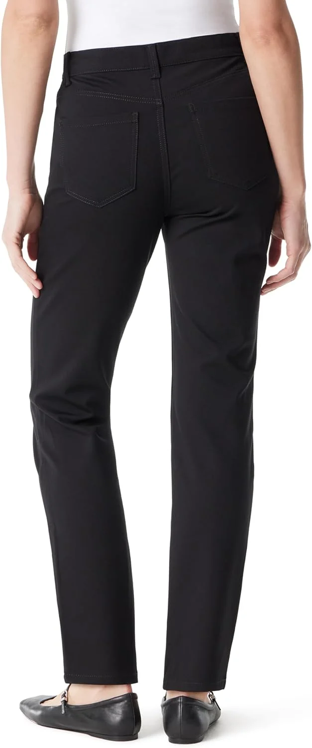 شلوار زنانه گلوریا وندربیلت مدل Amanda Ponte با فاق بلند، مشکی، سایز 14 کوتاه شلوار زنانه گلوریا وندربیلت مدل Amanda Ponte با فاق بلند، مشکی، سایز 14 کوتاه