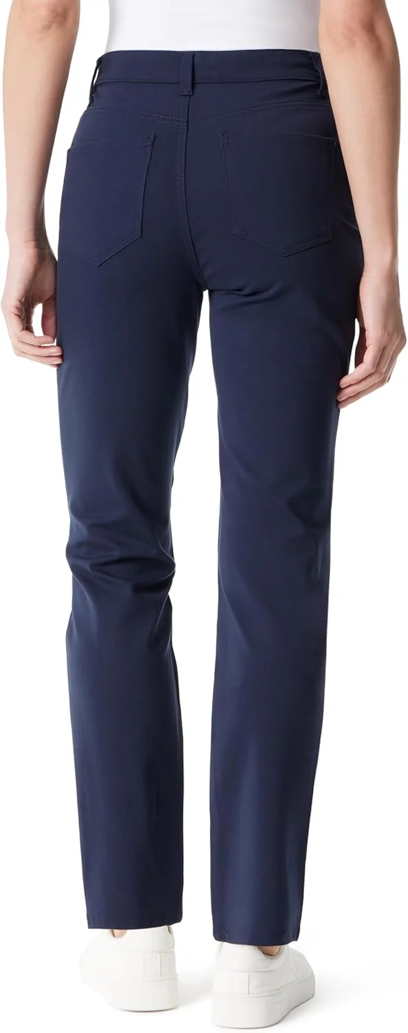 شلوار زنانه گلوریا وندربیلت مدل Amanda Ponte با فاق بلند، بافتنی، رنگ Midnight Affair، سایز 16 شلوار زنانه گلوریا وندربیلت مدل Amanda Ponte با فاق بلند، بافتنی، رنگ Midnight Affair، سایز 16