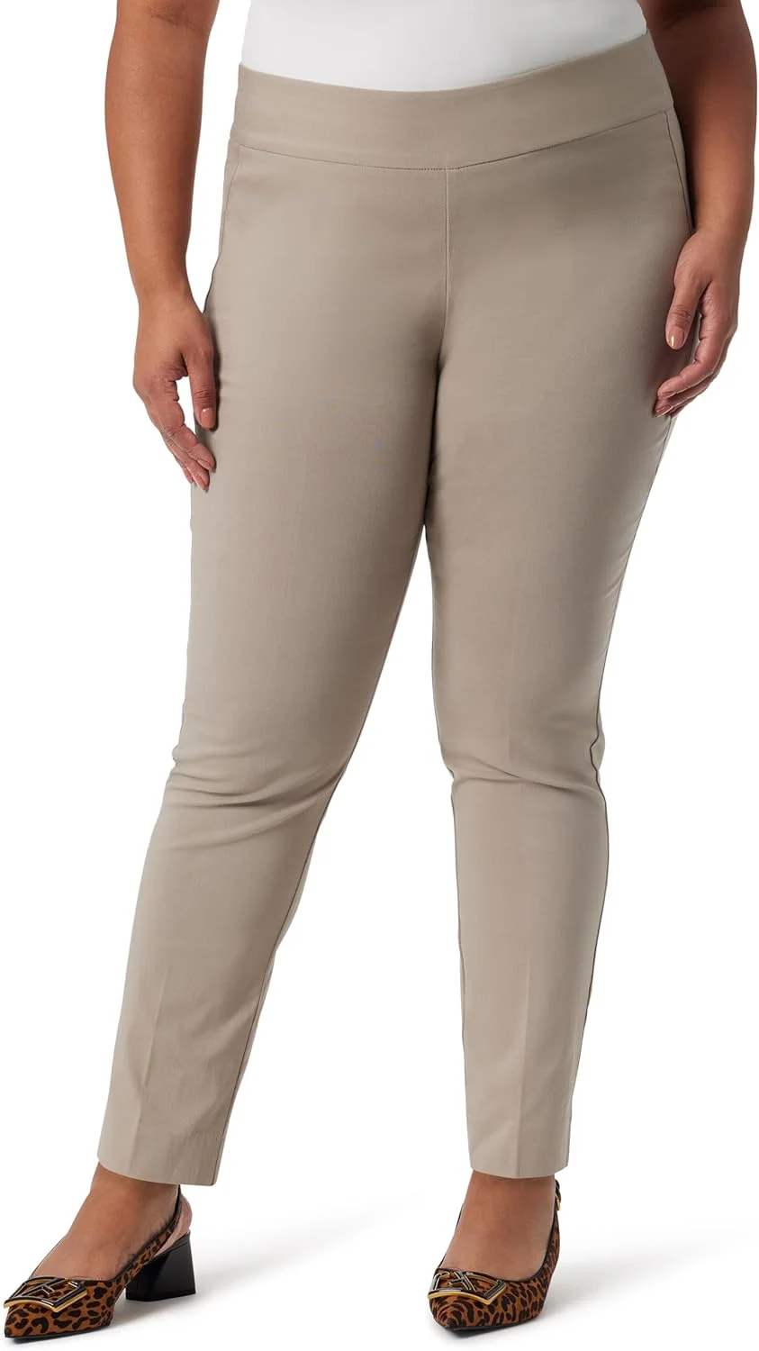 شلوار زنانه گلوریا وندربیلت، با فاق بلند و طراحی جمع کننده شکم، سایز بزرگ، رنگ Warm Harvest، سایز 20 پلاس