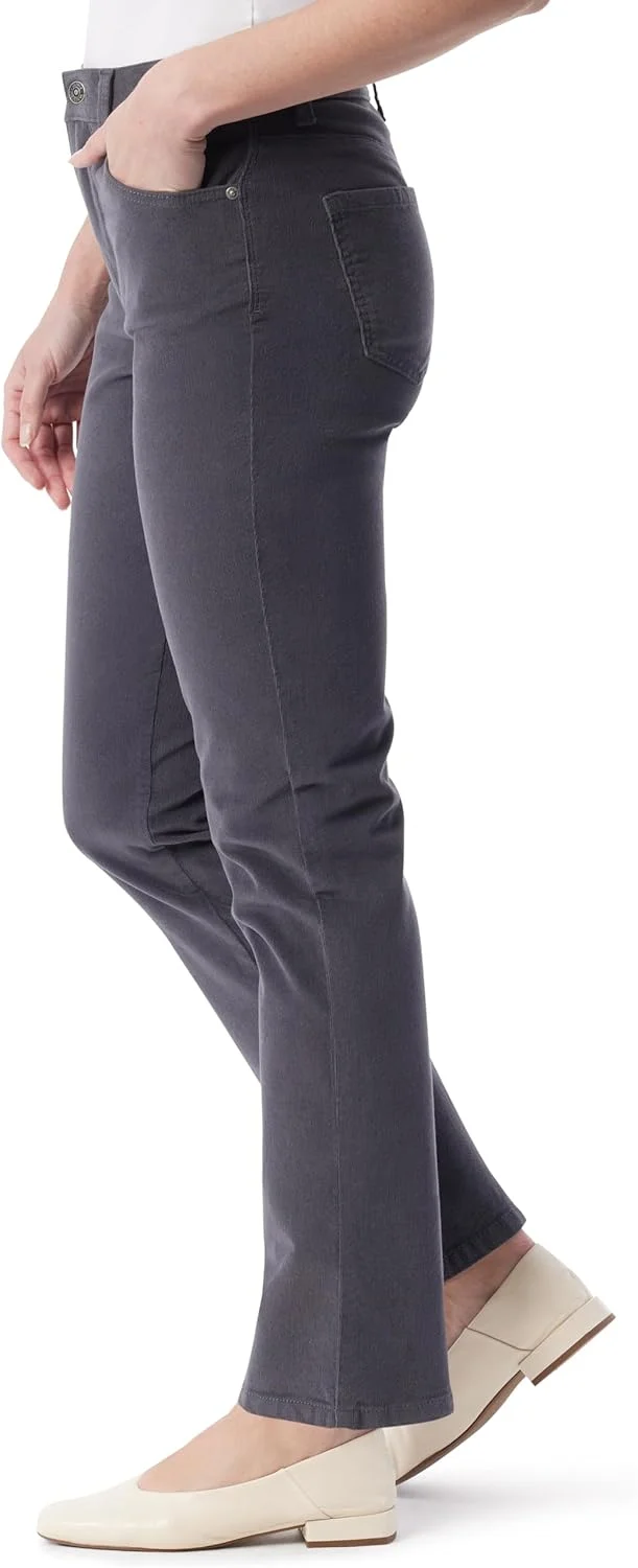 شلوار زنانه کبریتی راسته فاق بلند آماندا گلوریا وندربیلت، خاکستری بولدر، سایز 14 شلوار زنانه کبریتی راسته فاق بلند آماندا گلوریا وندربیلت، خاکستری بولدر، سایز 14