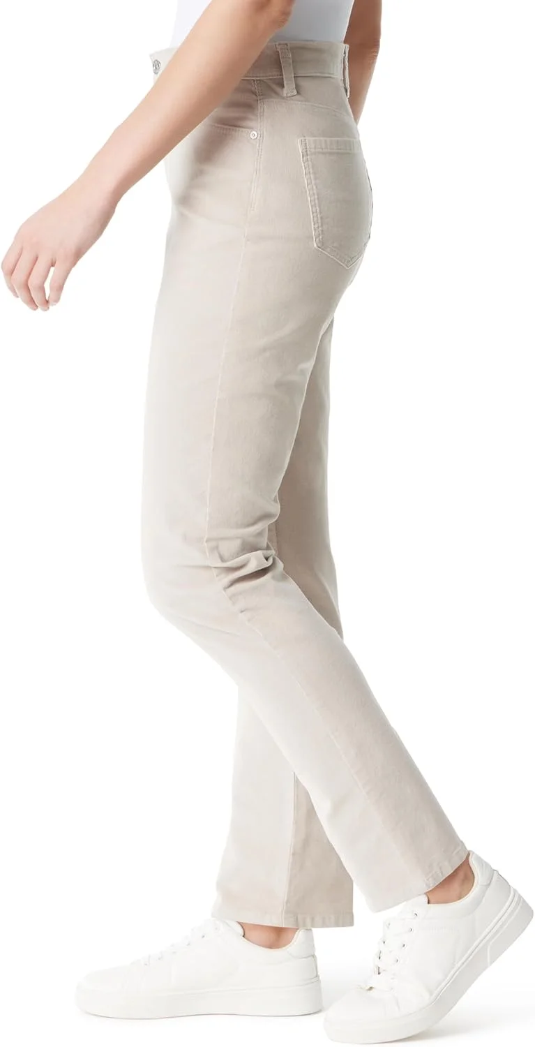 شلوار زنانه کبریتی راسته فاق بلند آماندا گلوریا وندربیلت، استون وود، سایز 14 شلوار زنانه کبریتی راسته فاق بلند آماندا گلوریا وندربیلت، استون وود، سایز 14