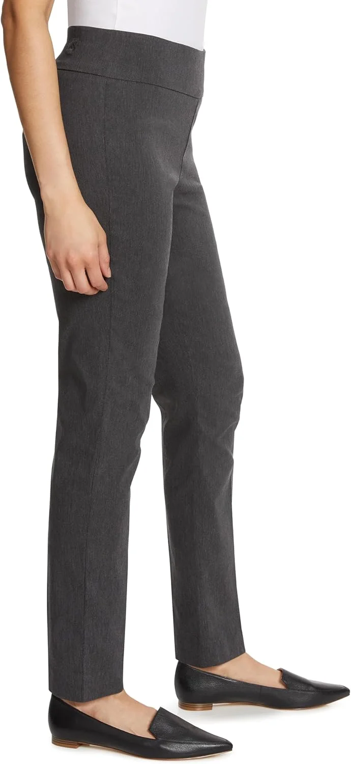 شلوار زنانه گلوریا وندربیلت، با فاق بلند و طراحی جمع کننده شکم، خاکستری طوسی، سایز 16 کوتاه شلوار زنانه گلوریا وندربیلت، با فاق بلند و طراحی جمع کننده شکم، خاکستری طوسی، سایز 16 کوتاه