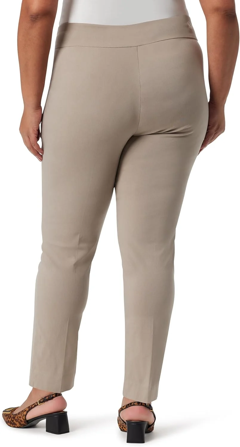 شلوار زنانه گلوریا وندربیلت، با فاق بلند و طراحی جمع کننده شکم، سایز بزرگ، رنگ Warm Harvest، سایز 20 پلاس شلوار زنانه گلوریا وندربیلت، با فاق بلند و طراحی جمع کننده شکم، سایز بزرگ، رنگ Warm Harvest، سایز 20 پلاس