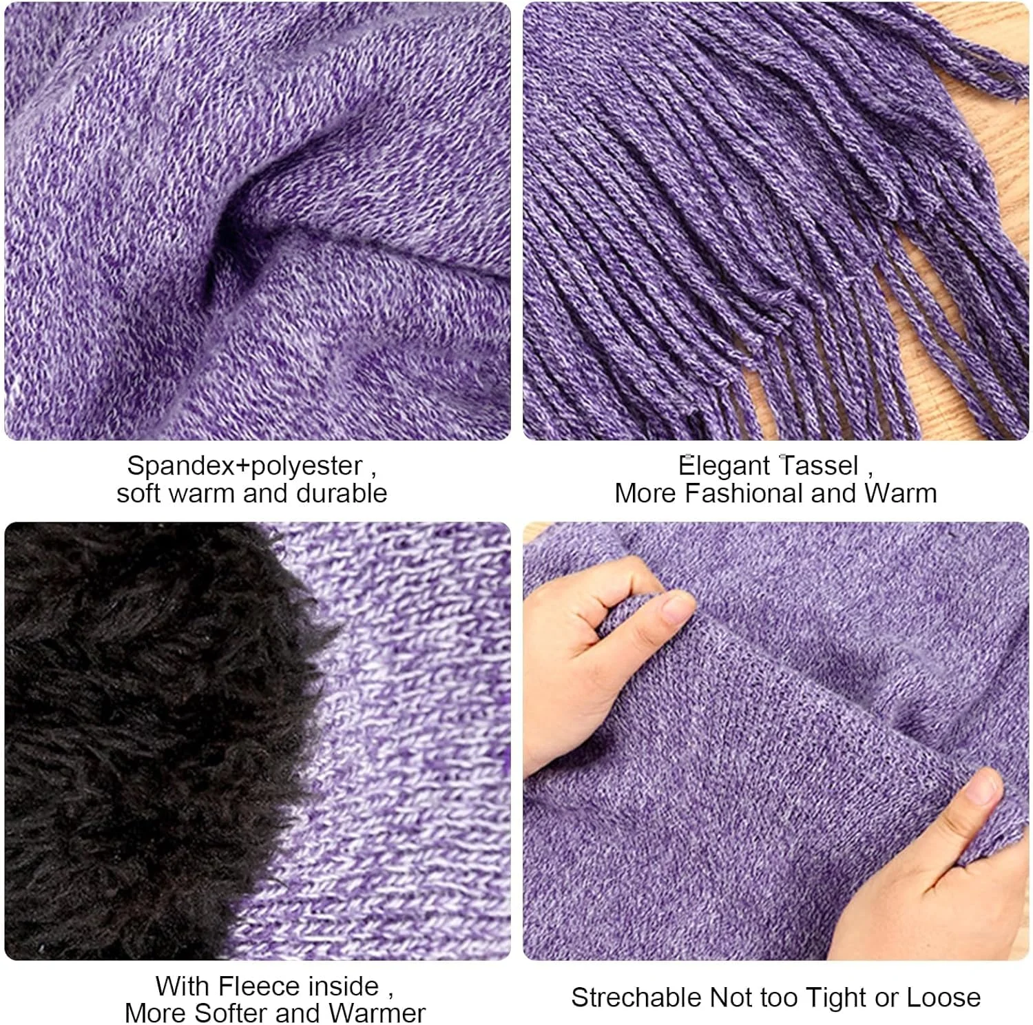 ست کلاه، شال گردن و دستکش گرم زمستانی KASTWAVE، کلاه بافتنی و شال گردن پنبه ای گرم، ست کلاه، شال گردن و دستکش بافتنی زمستانی برای زنان و مردان ست کلاه، شال گردن و دستکش گرم زمستانی KASTWAVE، کلاه بافتنی و شال گردن پنبه ای گرم، ست کلاه، شال گردن و دستکش بافتنی زمستانی برای زنان و مردان