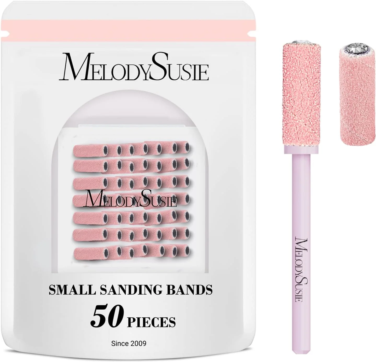 مجموعه 50 عددی سری سوهان ناخن MelodySusie با میله 3.1 میلی متری، سوهان ناخن بسیار ظریف 240 برای مانیکور و پدیکور ناخن های اکریلیک و ژلی، صورتی مجموعه 50 عددی سری سوهان ناخن MelodySusie با میله 3.1 میلی متری، سوهان ناخن بسیار ظریف 240 برای مانیکور و پدیکور ناخن های اکریلیک و ژلی، صورتی