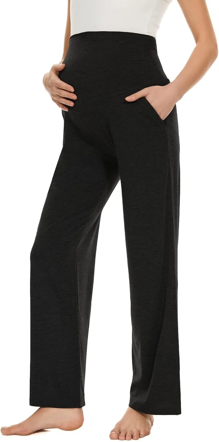 شلوار بارداری زنانه اکاووس، مدل پالازو گشاد/راست، راحت و چند منظوره، شلوار استرچ بارداری شلوار بارداری زنانه اکاووس، مدل پالازو گشاد/راست، راحت و چند منظوره، شلوار استرچ بارداری