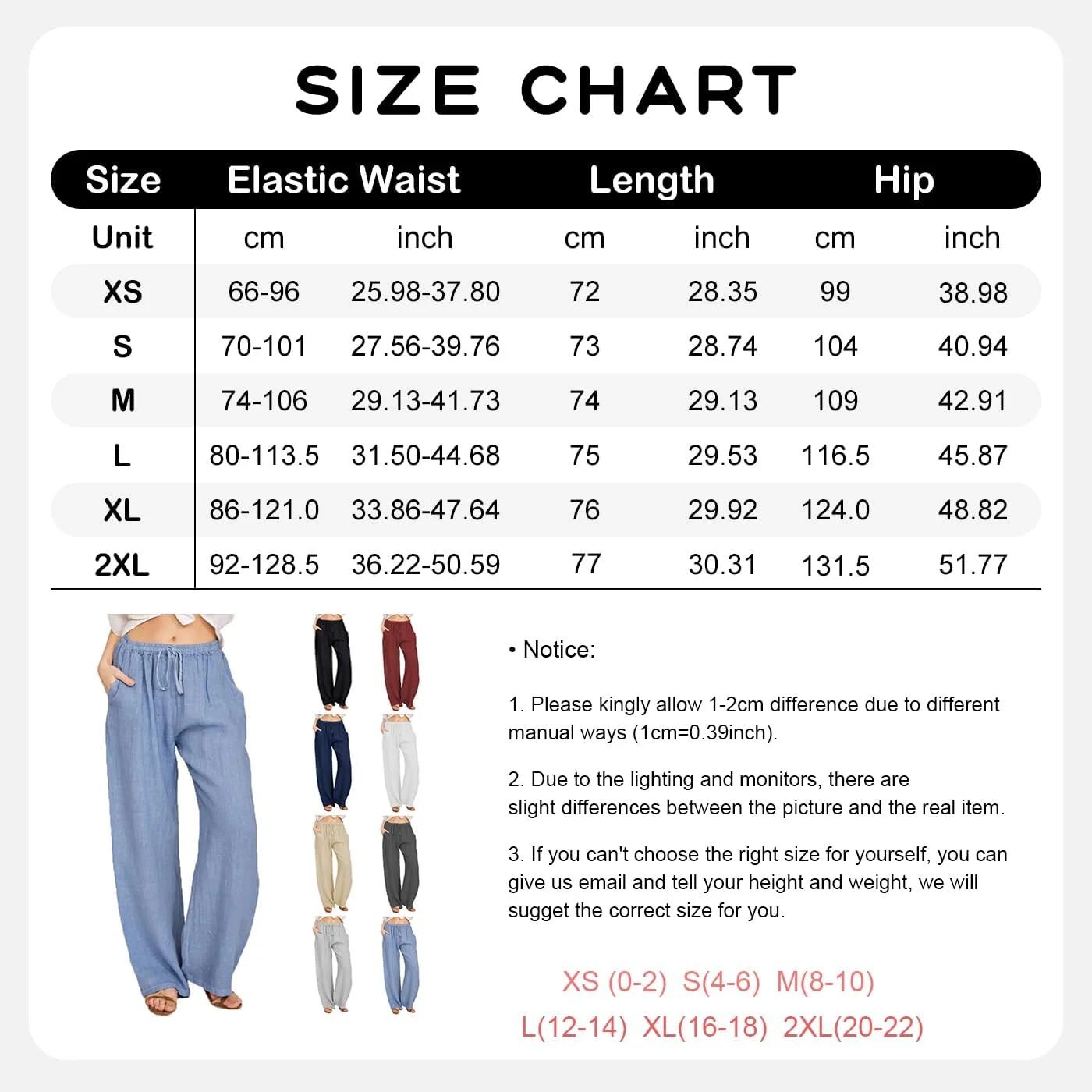 شلوار زنانه لینن نخی ایباسی، کمر کشی الاستیک با بند، پاچه گشاد، مناسب استراحت، پالازو، شلوار یوگا