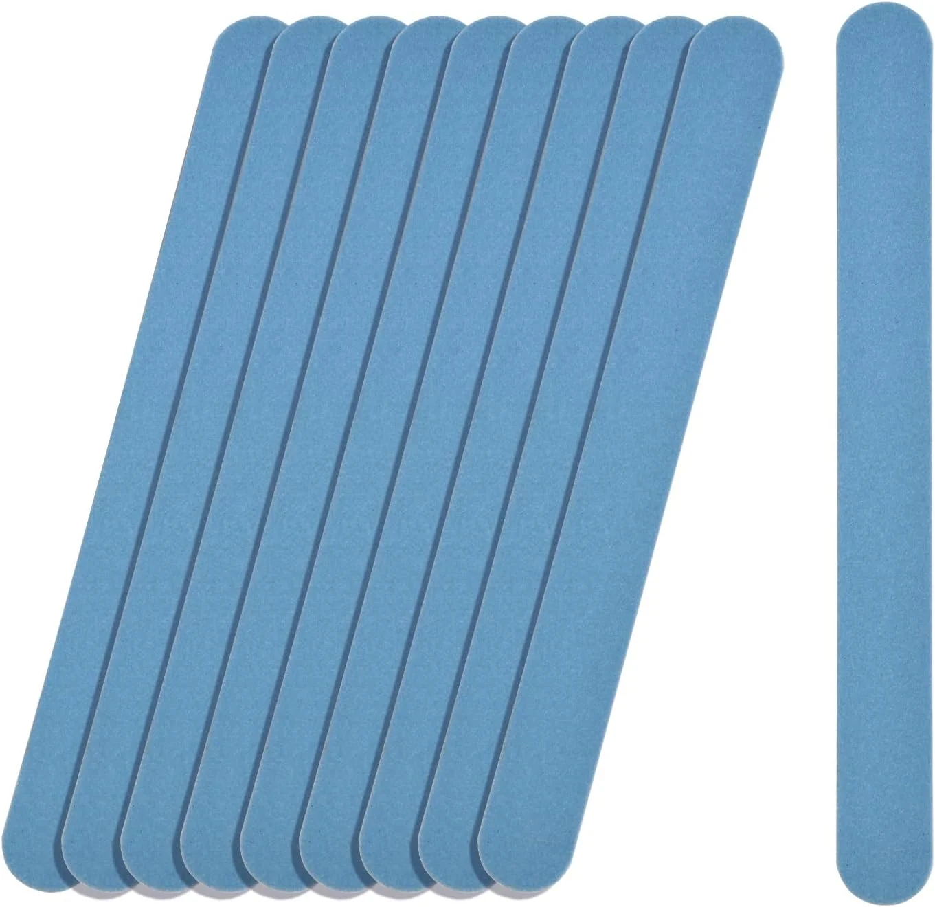 ست سوهان ناخن 10 عددی KAZIPOP دو طرفه با درجه زبری 240/240، سوهان سمباده ای، ابزار مانیکور و پدیکور مناسب برای استفاده خانگی ست سوهان ناخن 10 عددی KAZIPOP دو طرفه با درجه زبری 240/240، سوهان سمباده ای، ابزار مانیکور و پدیکور مناسب برای استفاده خانگی