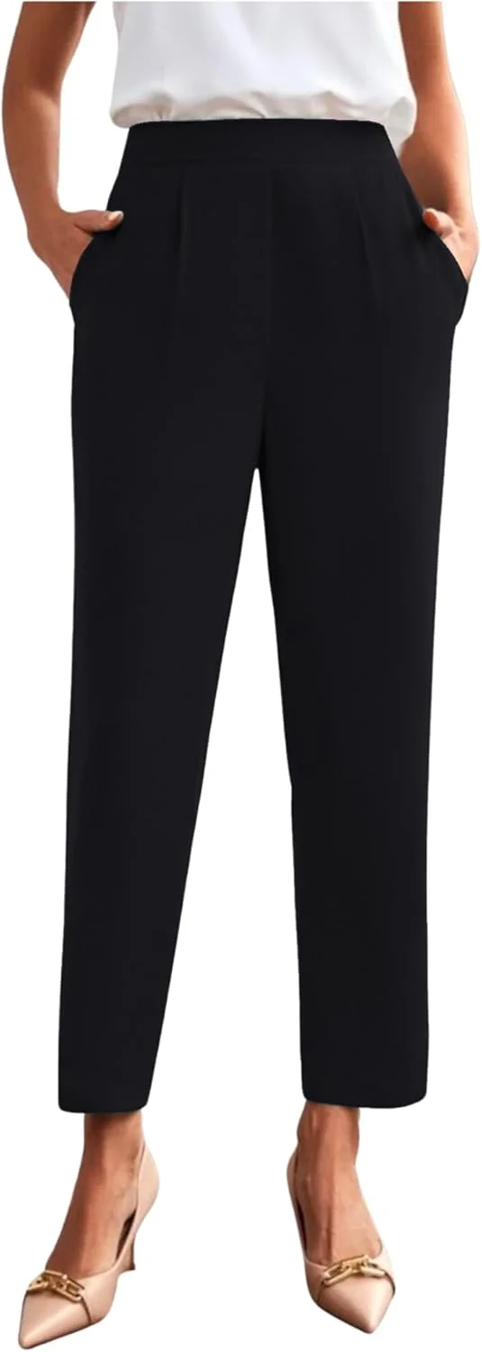 شلوار زنانه فشن Dream Beauty، کمر بلند، راسته، مناسب برای کار در اداره و استفاده روزمره (مدل BZFVirat Pant-8)