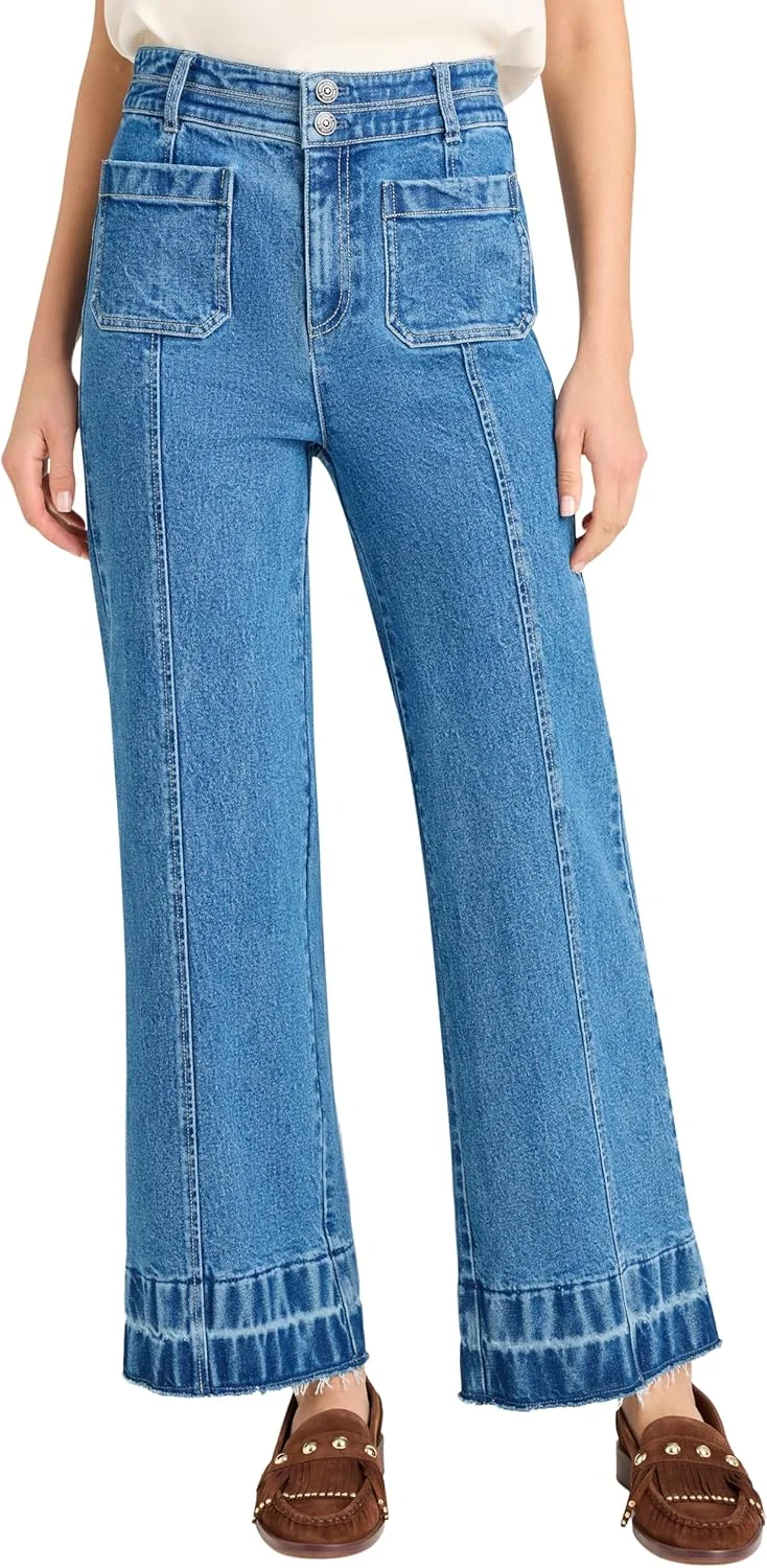 شلوار زنانه پاچه گشاد دوروتیا سینک ای سپت، یاقوت کبود، 0