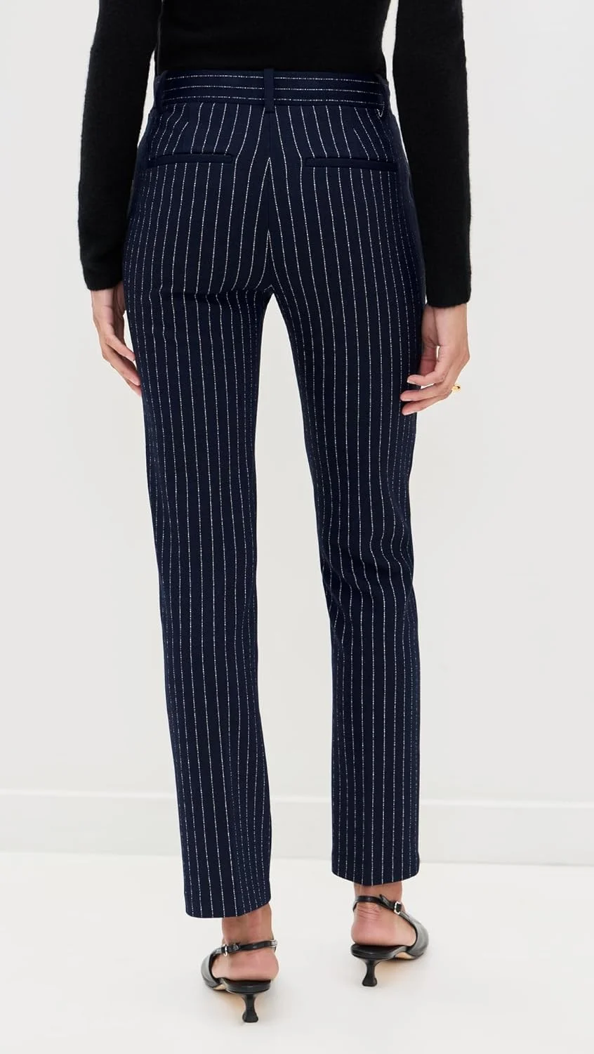 شلوار زنانه تئوری، مدل Slim Leg، سرمه ای چند رنگ، سایز 0