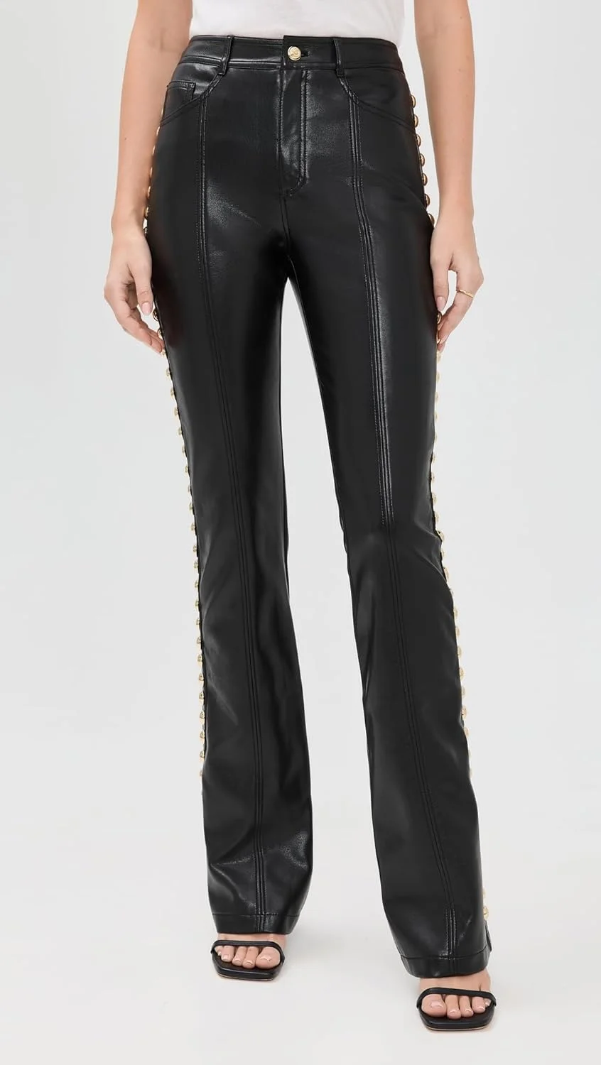 شلوار زنانه نگین دار سینک ا سپت مدل شایلین، مشکی/طلایی، سایز 14