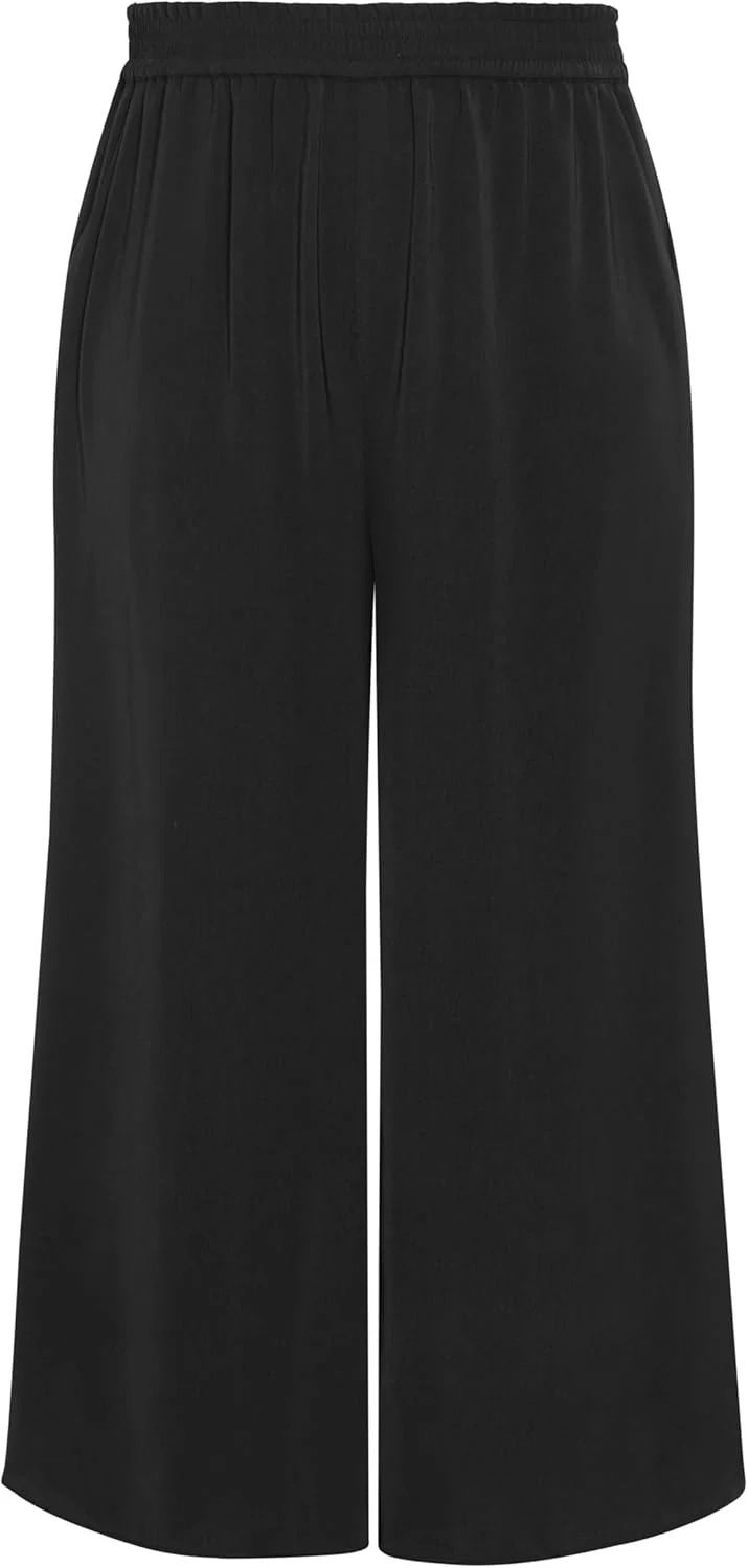 شلوار زنانه سیتی شیک مدل Eliah پاچه گشاد، مشکی، سایز 14 پلاس شلوار زنانه سیتی شیک مدل Eliah پاچه گشاد، مشکی، سایز 14 پلاس