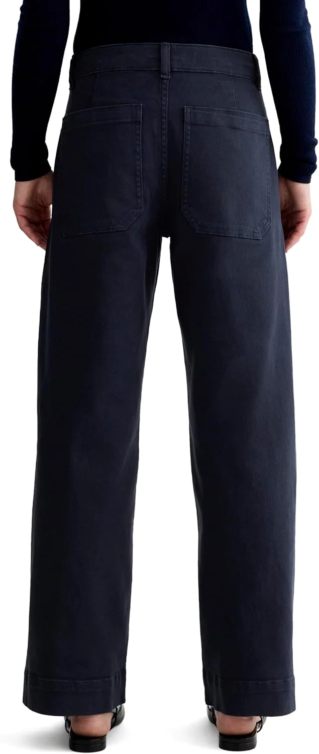 شلوار زنانه اورلین مدل Utility Wide-Leg، سرمه‌ای، سایز 0