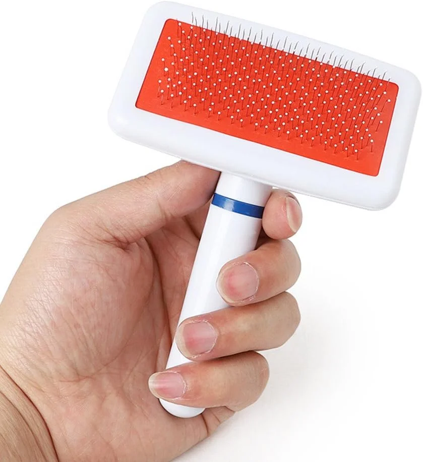 شانه نظافت حیوانات خانگی Mumoo Bear، برس موی ضد الکتریسیته ساکن برای سگ و گربه، ابزار نظافت سوزنی، شانه برس مو شانه نظافت حیوانات خانگی Mumoo Bear، برس موی ضد الکتریسیته ساکن برای سگ و گربه، ابزار نظافت سوزنی، شانه برس مو