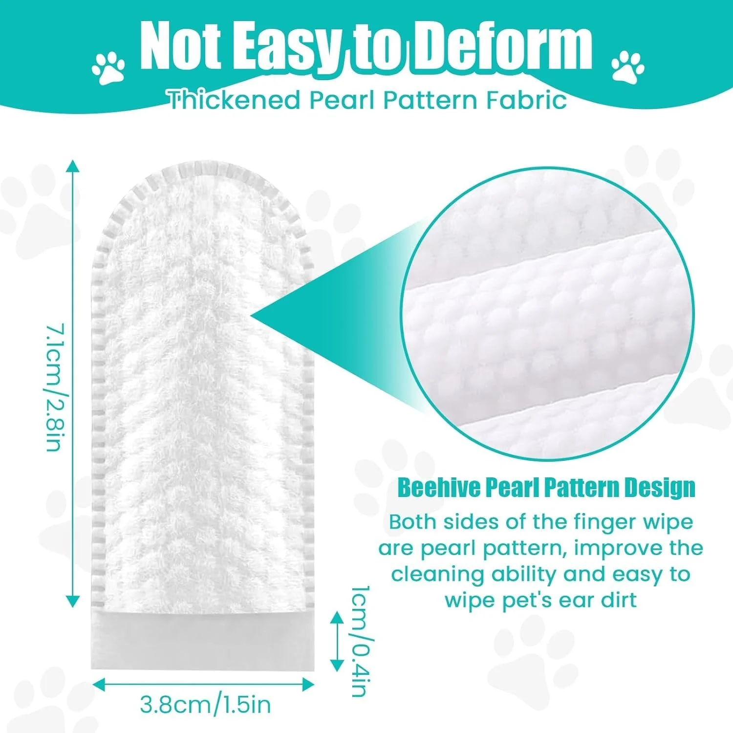 دستمال مرطوب انگشتی دندان حیوانات خانگی مامو بیر، پد پاک کننده دندان برای سگ و گربه - بهینه سازی سلامت دهان و دندان، خوشبو کننده تنفس - 50 عدد دستمال مرطوب انگشتی دندان حیوانات خانگی مامو بیر، پد پاک کننده دندان برای سگ و گربه - بهینه سازی سلامت دهان و دندان، خوشبو کننده تنفس - 50 عدد