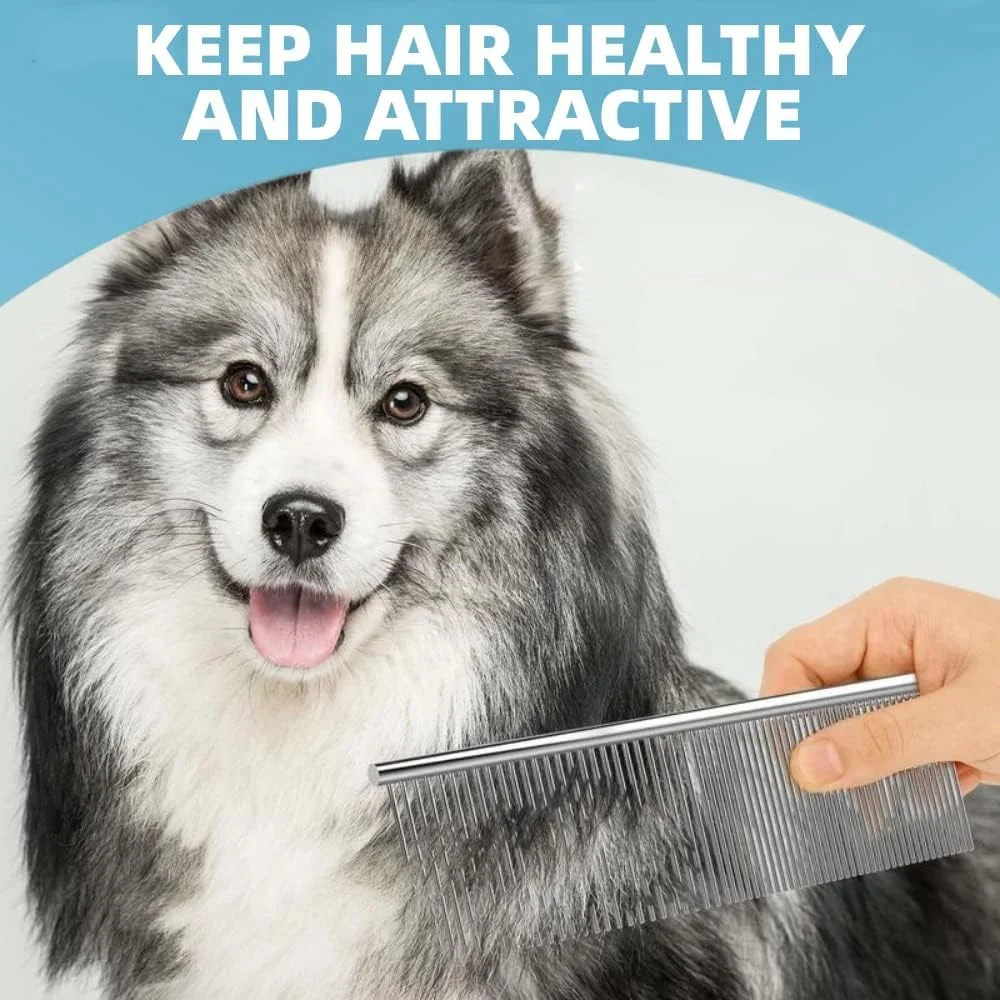 مجموعه ابزار نظافت حیوانات خانگی مامو بیر، برس گربه برای خزهای گره خورده، شانه از بین برنده گره برای سگ و گربه، ابزار ریزش موی دو طرفه برای از بین بردن گره های موی سگ و گربه مو بلند (مجموعه آبی) مجموعه ابزار نظافت حیوانات خانگی مامو بیر، برس گربه برای خزهای گره خورده، شانه از بین برنده گره برای سگ و گربه، ابزار ریزش موی دو طرفه برای از بین بردن گره های موی سگ و گربه مو بلند (مجموعه آبی)