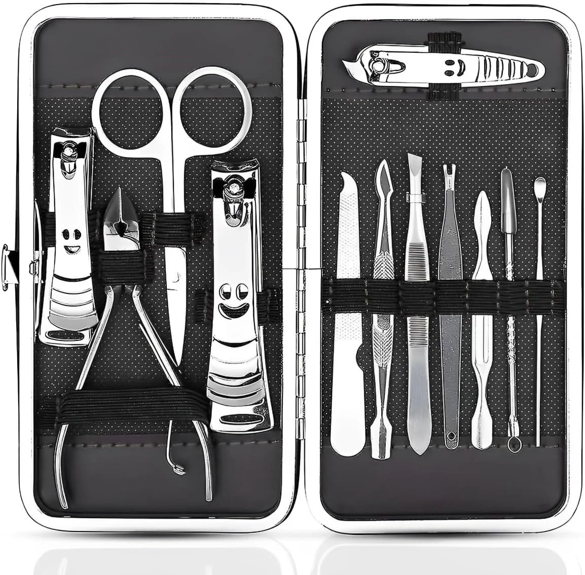 ست مانیکور و پدیکور 12 تکه HEXAR® - ناخن گیر، از بین برنده کوتیکول - کیت مراقبت لوکس ناخن صورت، پا و دست - ست های پدیکور پا، کیت های پیرایش مردانه و ست مانیکور زنانه ست مانیکور و پدیکور 12 تکه HEXAR® - ناخن گیر، از بین برنده کوتیکول - کیت مراقبت لوکس ناخن صورت، پا و دست - ست های پدیکور پا، کیت های پیرایش مردانه و ست مانیکور زنانه