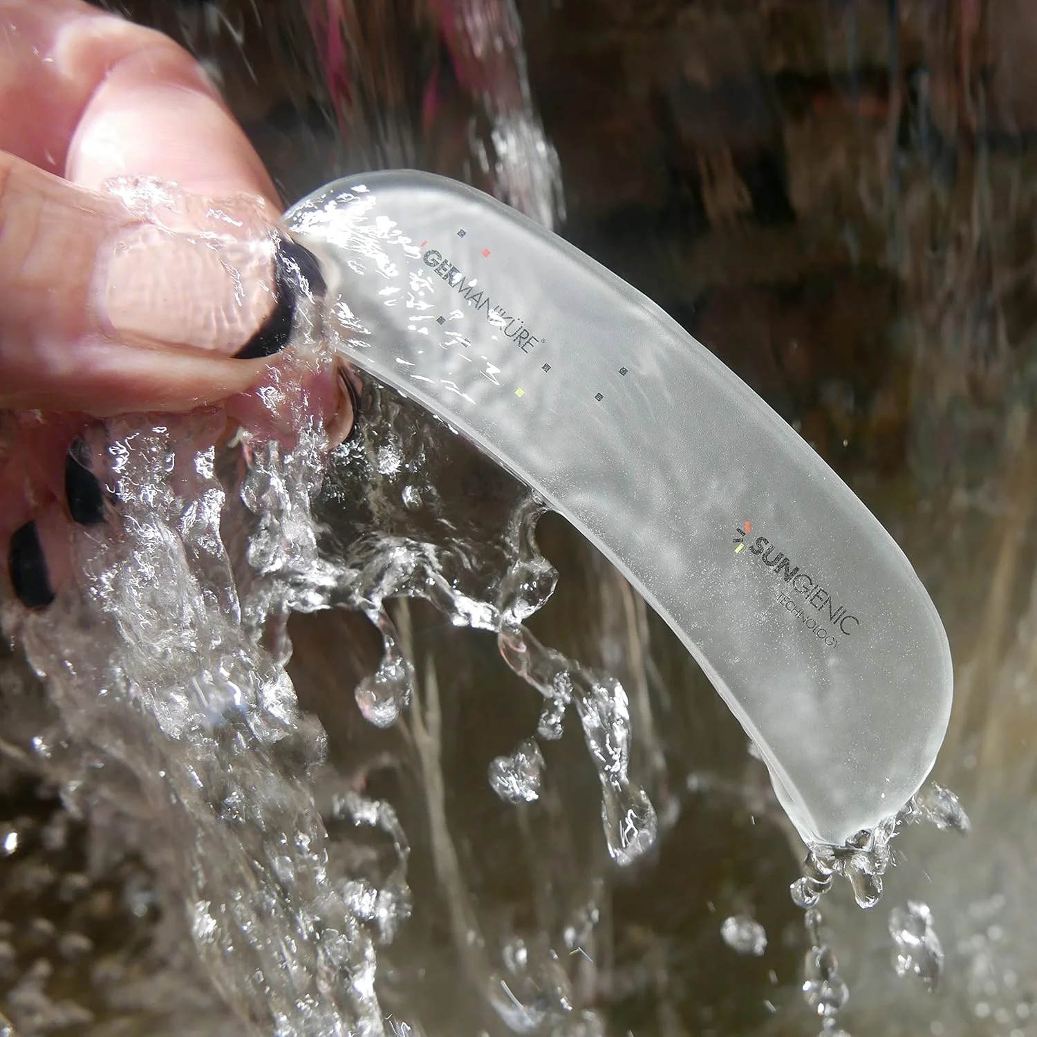 سوهان ماه شیشه ای خاکستری GERMANIKURE در جعبه جیر، ساخت اخلاقی در جمهوری چک، سوهان ناخن با راهنمای آسان سوهان ماه شیشه ای خاکستری GERMANIKURE در جعبه جیر، ساخت اخلاقی در جمهوری چک، سوهان ناخن با راهنمای آسان