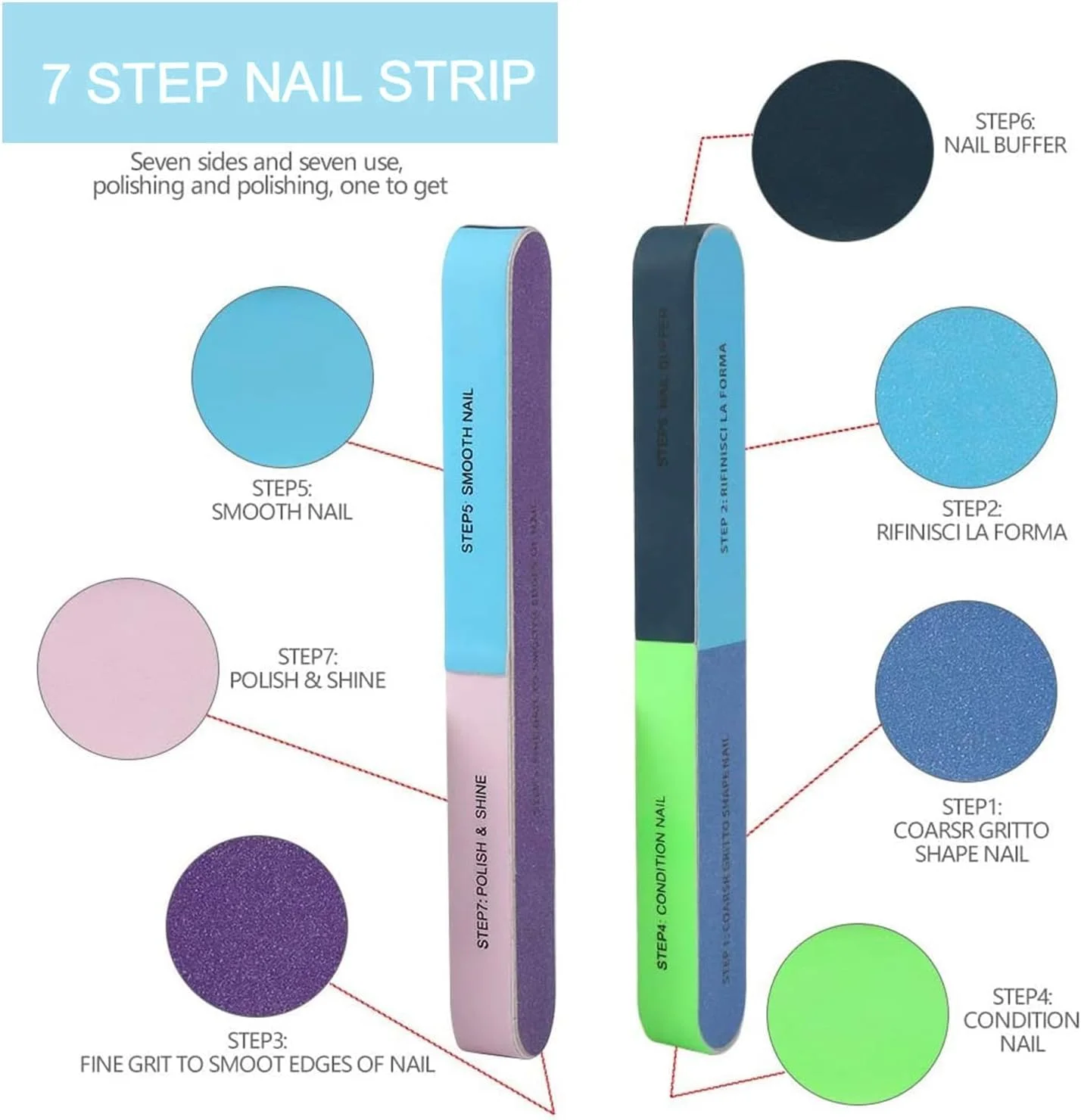بسته 6 عددی سوهان پولیش رنگی، ناخن های انگشت، سوهان ناخن، ناخن های طبیعی، سوهان ناخن، بافر ناخن، سوهان پولیش ناخن چند منظوره، برای مصارف خانگی، سالن های ناخن، مراقبت از ناخن بسته 6 عددی سوهان پولیش رنگی، ناخن های انگشت، سوهان ناخن، ناخن های طبیعی، سوهان ناخن، بافر ناخن، سوهان پولیش ناخن چند منظوره، برای مصارف خانگی، سالن های ناخن، مراقبت از ناخن