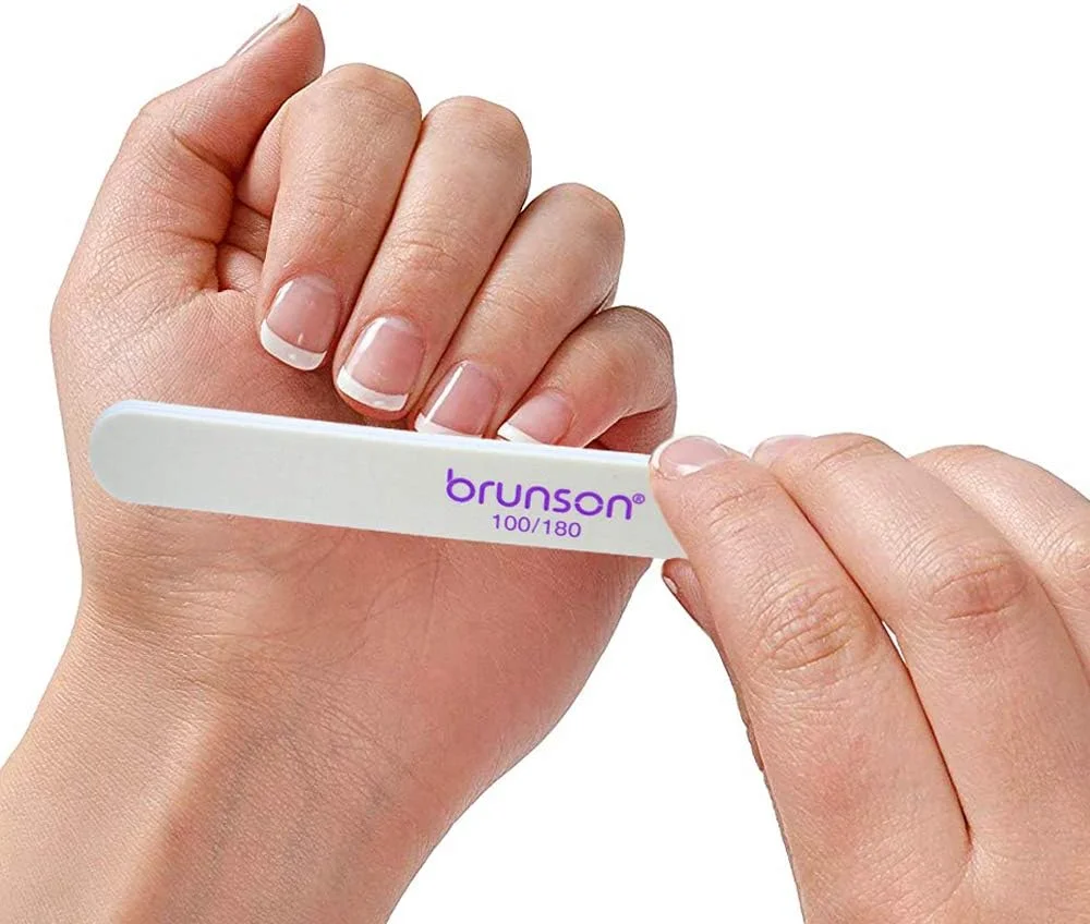 سوهان ناخن 24 عددی برانسون برای مراقبت از دست و پا، سوهان ناخن، بافر پولیش، ابزار زیبایی مانیکور پدیکور، سوهان ناخن حرفه ای