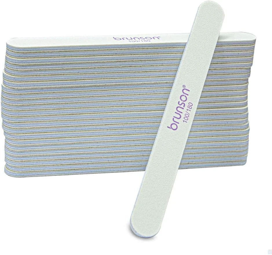 سوهان ناخن 24 عددی برانسون برای مراقبت از دست و پا، سوهان ناخن، بافر پولیش، ابزار زیبایی مانیکور پدیکور، سوهان ناخن حرفه ای