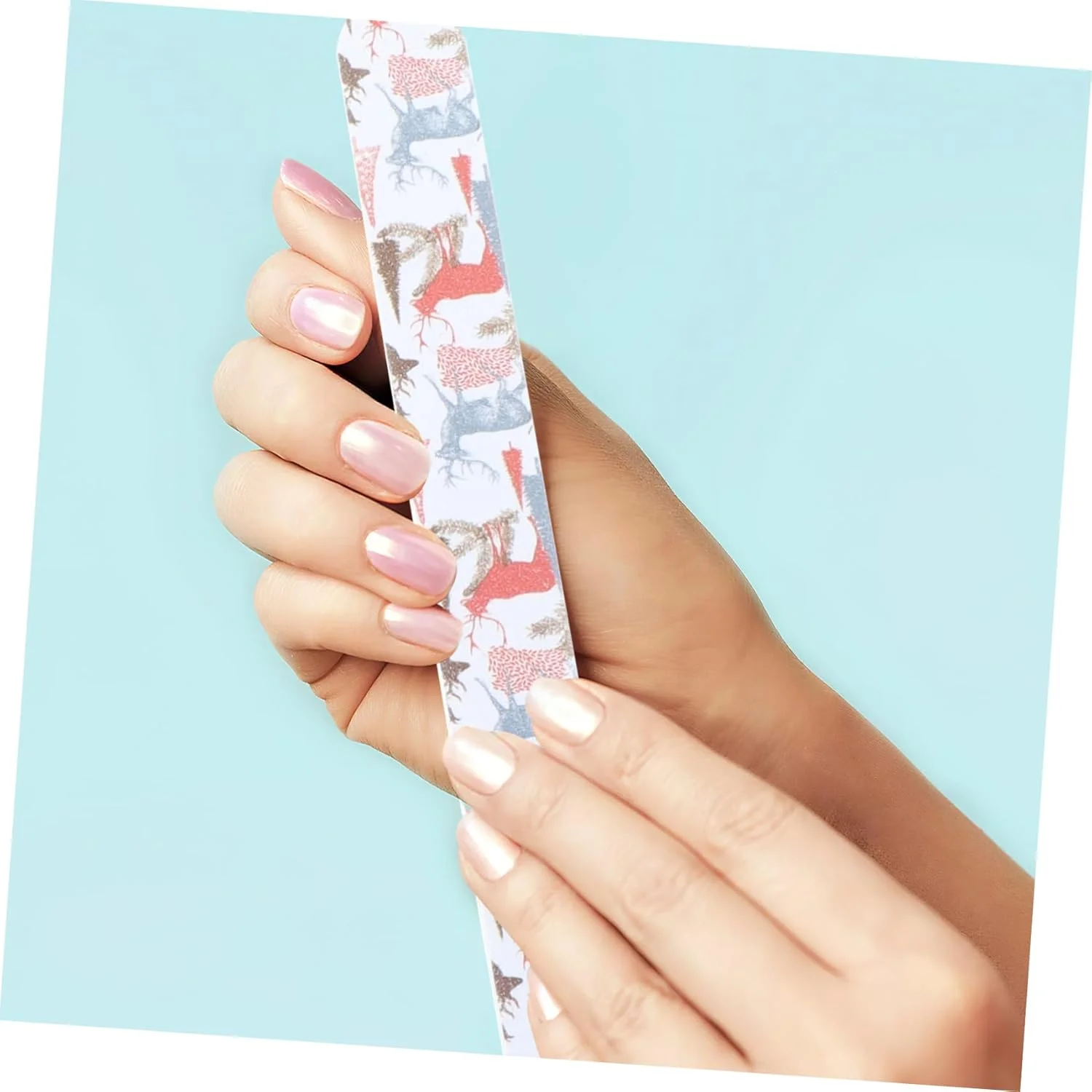 Garneck مجموعه 12 عددی سوهان ناخن کریسمس - تخته های دو طرفه برای مانیکور و پدیکور ابزارهای حرفه ای بافر ناخن برای زنان و الگوهای تصادفی جشن Garneck مجموعه 12 عددی سوهان ناخن کریسمس - تخته های دو طرفه برای مانیکور و پدیکور ابزارهای حرفه ای بافر ناخن برای زنان و الگوهای تصادفی جشن