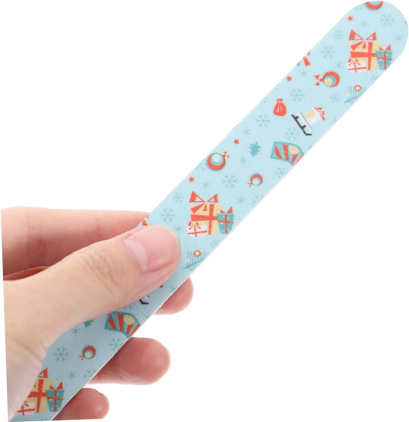 Garneck مجموعه 12 عددی سوهان ناخن کریسمس - تخته های دو طرفه برای مانیکور و پدیکور ابزارهای حرفه ای بافر ناخن برای زنان و الگوهای تصادفی جشن Garneck مجموعه 12 عددی سوهان ناخن کریسمس - تخته های دو طرفه برای مانیکور و پدیکور ابزارهای حرفه ای بافر ناخن برای زنان و الگوهای تصادفی جشن