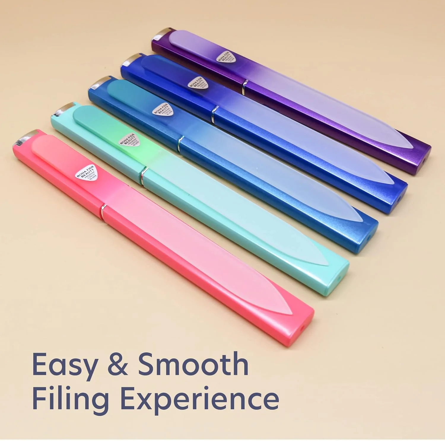 سوهان ناخن شیشه ای چک BONA FIDE BEAUTY، ست 5 عددی سوهان ناخن شیشه ای مانیکور با фут (مجموعه رنگ مالیبو) سوهان ناخن شیشه ای چک BONA FIDE BEAUTY، ست 5 عددی سوهان ناخن شیشه ای مانیکور با фут (مجموعه رنگ مالیبو)