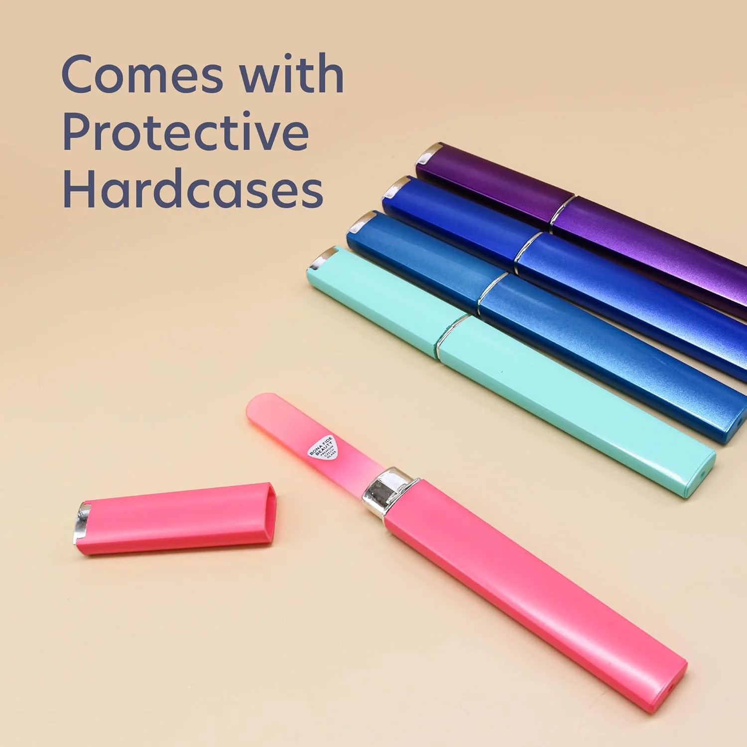 سوهان ناخن شیشه ای چک BONA FIDE BEAUTY، ست 5 عددی سوهان ناخن شیشه ای مانیکور با фут (مجموعه رنگ مالیبو) سوهان ناخن شیشه ای چک BONA FIDE BEAUTY، ست 5 عددی سوهان ناخن شیشه ای مانیکور با фут (مجموعه رنگ مالیبو)