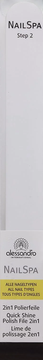 سوهان ناخن سمباده ای براق کننده سریع Alessandro NailSpa، 1 عدد، 1 عدد در هر بسته (1 عدد) سوهان ناخن سمباده ای براق کننده سریع Alessandro NailSpa، 1 عدد، 1 عدد در هر بسته (1 عدد)