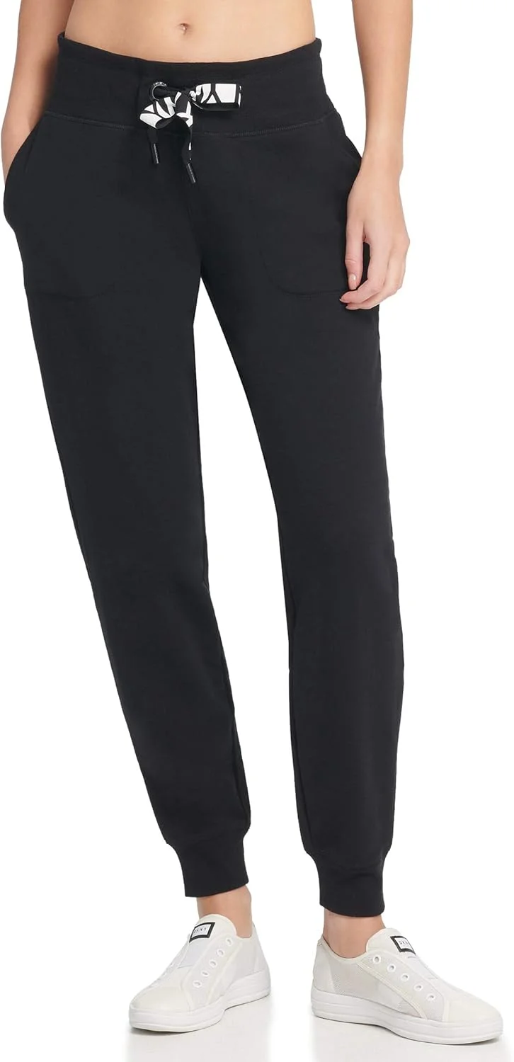 شلوار جاگر زنانه DKNY با لوگو و بند کشی