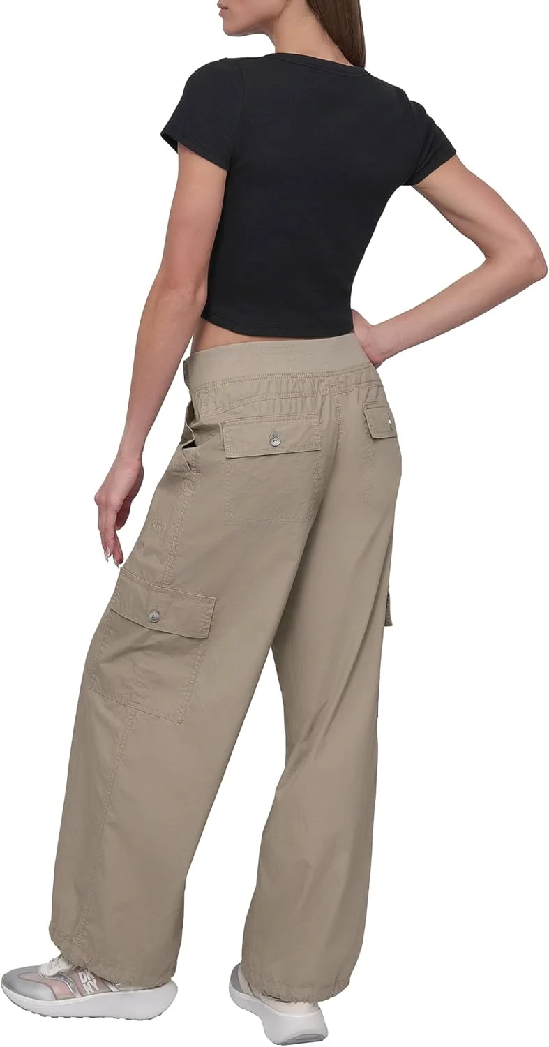 شلوار زنانه DKNY مدل Trendy Adjustable Bungee Cargo Pant (تک عددی)