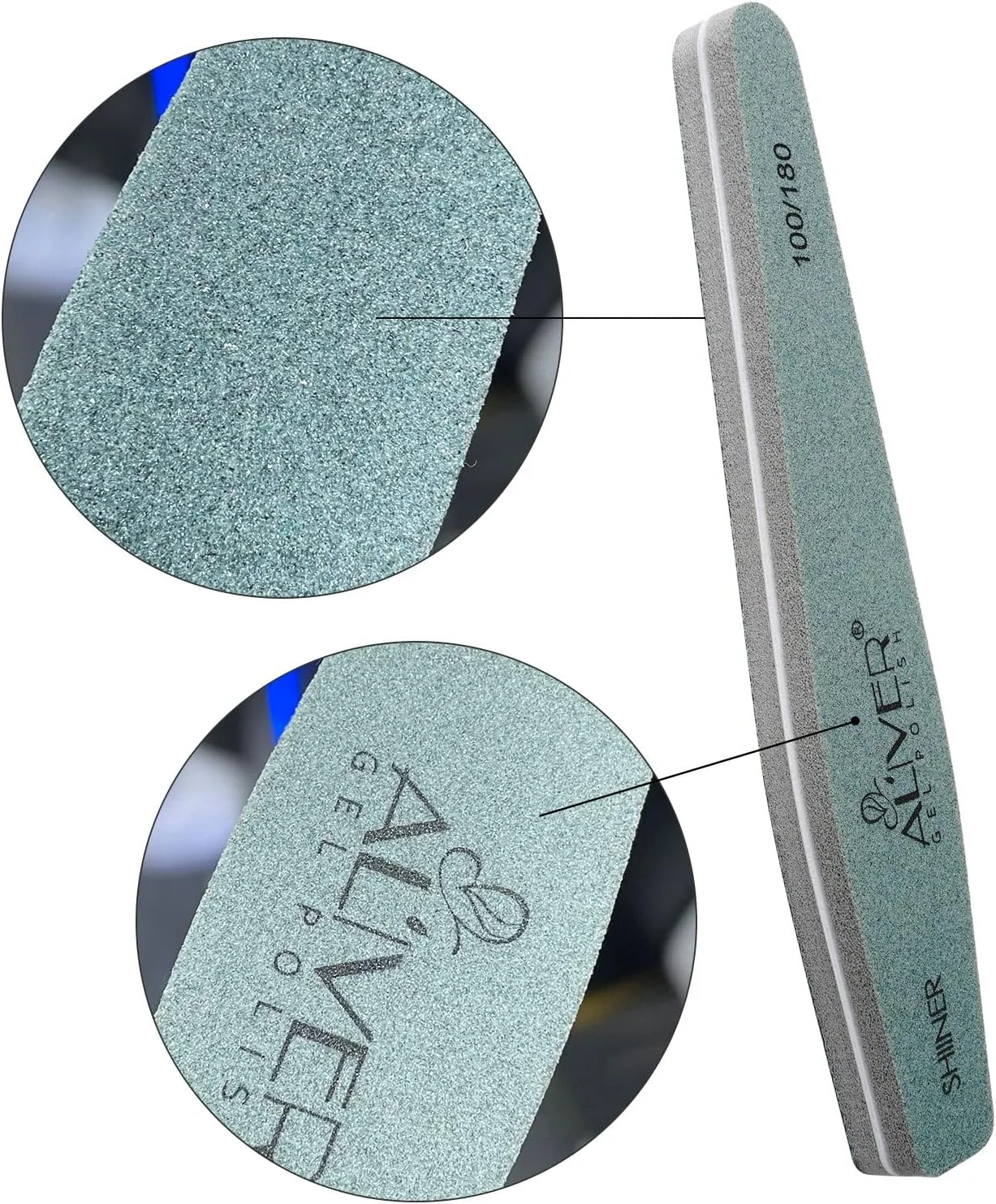 ست سوهان ناخن ALIVER، کیت حرفه ای بافر 6 عددی، پولیشر قابل شستشو، سوهان زدن/سنباده زنی ناخن، مجموعه پولیش صاف کننده ناخن ست سوهان ناخن ALIVER، کیت حرفه ای بافر 6 عددی، پولیشر قابل شستشو، سوهان زدن/سنباده زنی ناخن، مجموعه پولیش صاف کننده ناخن