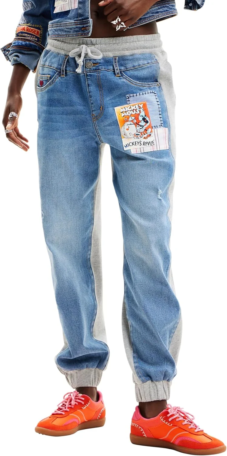 شلوار جین زنانه بلند دِزیگوال مدل Woman Denim