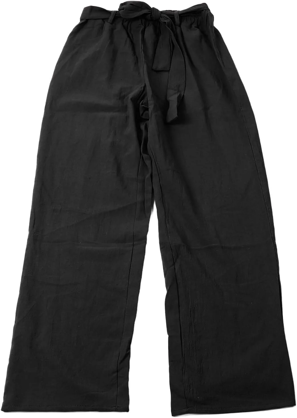 شلوار کتان نخی Cryfokt، شلوار بلند زنانه کتان نخی پاچه گشاد و تنفس پذیر برای اوقات فراغت بانوان (M) شلوار کتان نخی Cryfokt، شلوار بلند زنانه کتان نخی پاچه گشاد و تنفس پذیر برای اوقات فراغت بانوان (M)