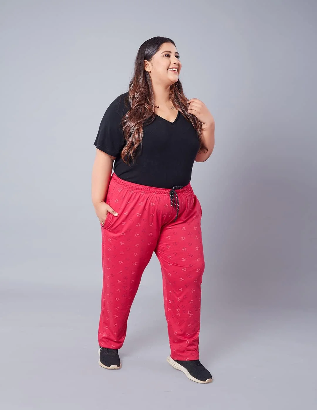 شلوار گرمکن زنانه کاپید، طرح دار، نخی، راحت، مناسب شب، شلوار ورزشی، شلوار راحتی، جاگرز، مناسب برای استفاده روزانه و باشگاه شلوار گرمکن زنانه کاپید، طرح دار، نخی، راحت، مناسب شب، شلوار ورزشی، شلوار راحتی، جاگرز، مناسب برای استفاده روزانه و باشگاه