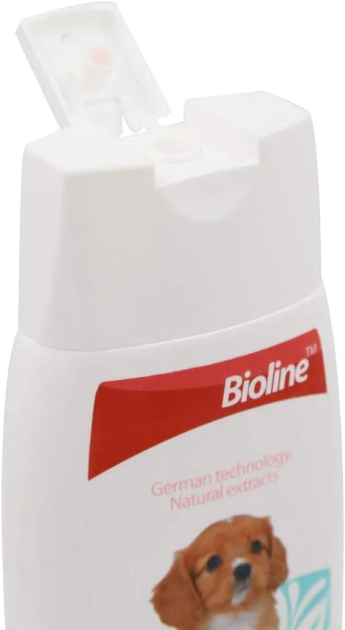 شامپو توله سگ بایولاین 250 میلی لیتر، شامپو ملایم و طبیعی برای توله سگ، وایت مارون