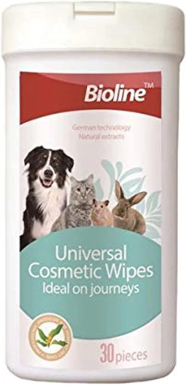 دستمال مرطوب آرایشی یونیورسال بایولاین، سفید، 30 عددی