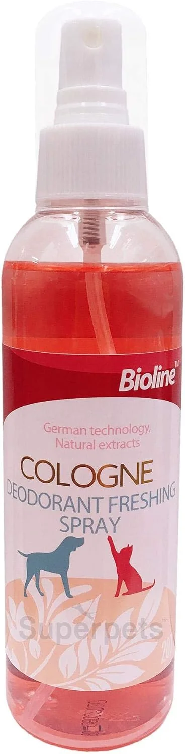 اسپری عطر و خوشبو کننده سگ و گربه بایولاین 207 میلی لیتر