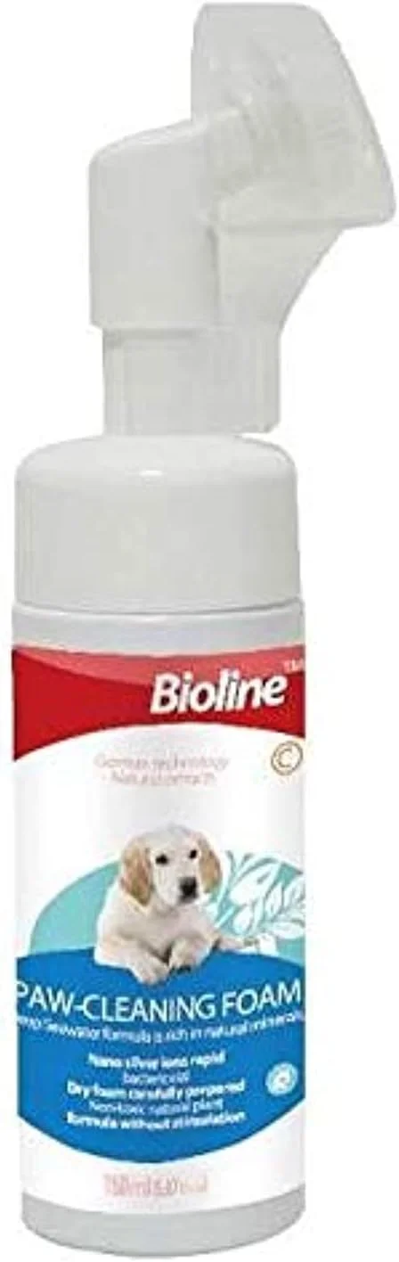 فوم تمیز کننده پنجه سگ بایولاین، 150 میلی لیتر